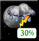 Sunday Night: Chance Showers And Thunderstorms