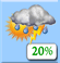 Saturday: Chance Showers And Thunderstorms